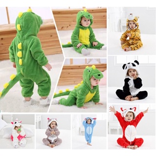 Disfraz De Animal Vaca De Bebé Niños, Mono De Franela Con Capucha Para  Invierno Y Otoño, Mono De Cosplay