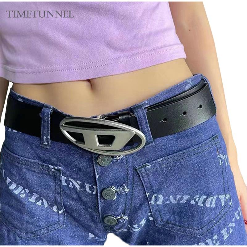Cinturón Punk Con Tachuelas Plateadas - Cuero PU, Diseño Gótico Y2K, Unisex, Longitud 110 Cm
