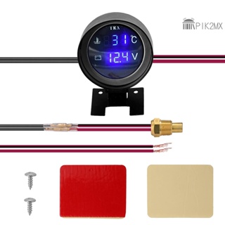 Mini termómetro portátil para salpicadero de coche, medidor de temperatura  redondo, decoración del hogar - AliExpress