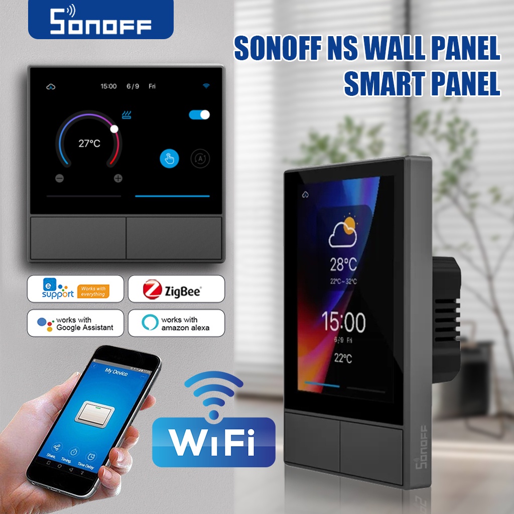 Interruptor Inteligente Sonoff Ns Panel Wifi, Control De Pantalla