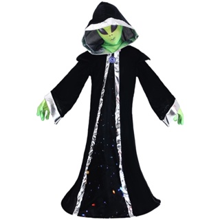 Venta Internacional- Capa Con Capucha Negra Para Disfraz Unisex Halloween  Costumes Christmas Cosplay