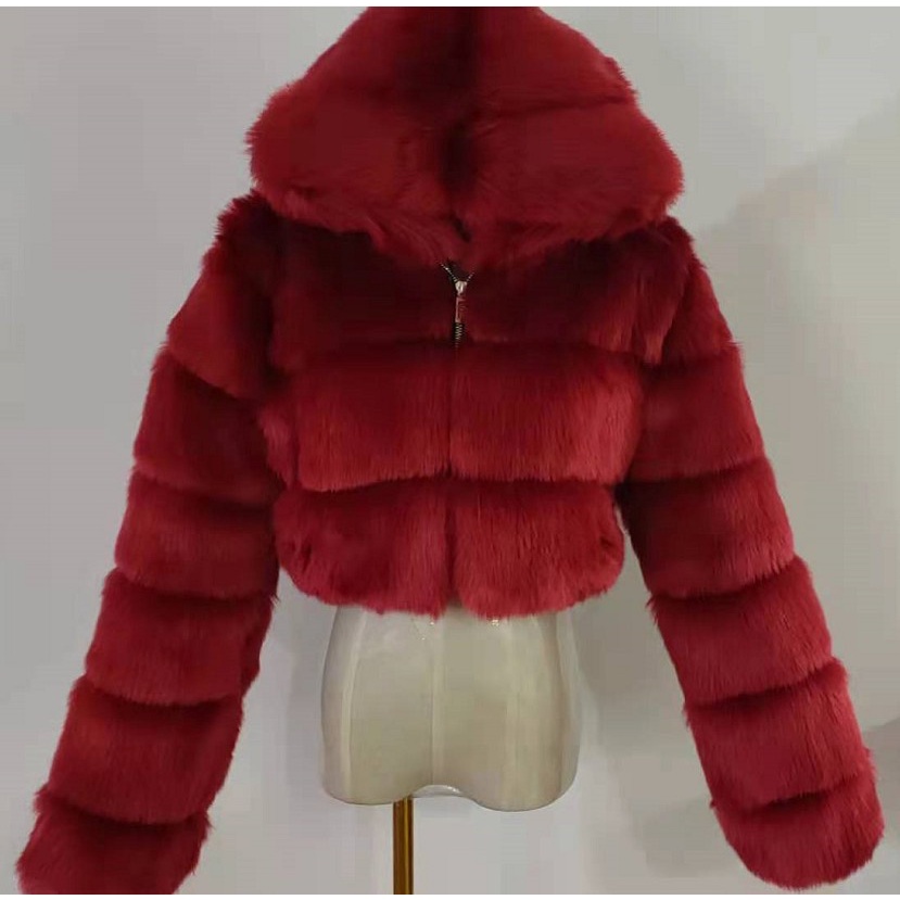 Chamarras peludas mujer sales