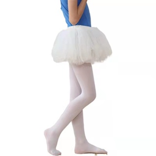 1 Pieza Suave Y Cómodo Niña Blanco Medias De Ballet Para Baile, Primavera &  Verano, Mode de Mujer