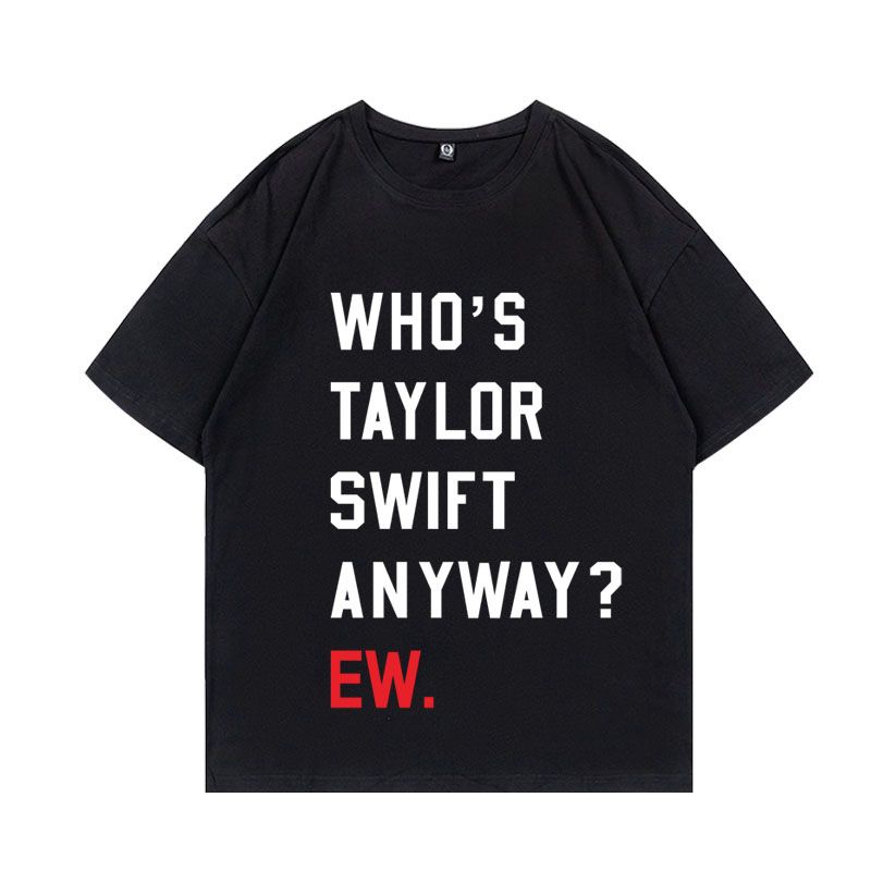 thumbnail image 1 of Taylor Swift Conciertos Cuello Redondo Algodón T Manga Corta Casual Top Hombres/Mujeres Pareja Camisas Ropa, 1 of 5