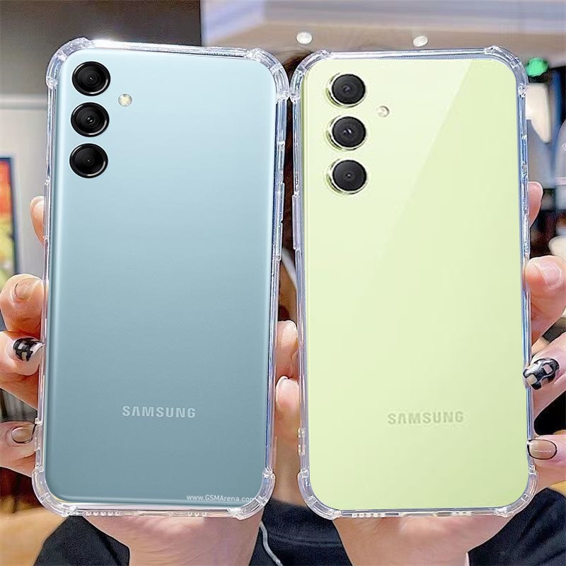 Funda para Samsung Galaxy A54 5G y 2 protectores de pantalla de vidrio  templado, funda protectora delgada de silicona líquida a prueba de golpes