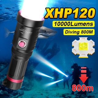 1000000 Lm Super Xhp190 Potente linterna LED 18650 xhp90 Antorcha