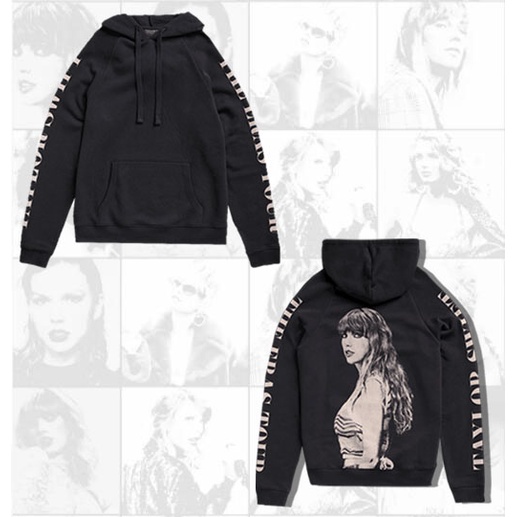 thumbnail image 1 of Taylor Swift The Eras Tour 2023 Merch Algodón Sudadera Con Capucha Talla Grande Hombres Y Mujeres Jerseys De Moda Coreana Suelta Pareja Harajuku Casual Streetwear Top, 1 of 5