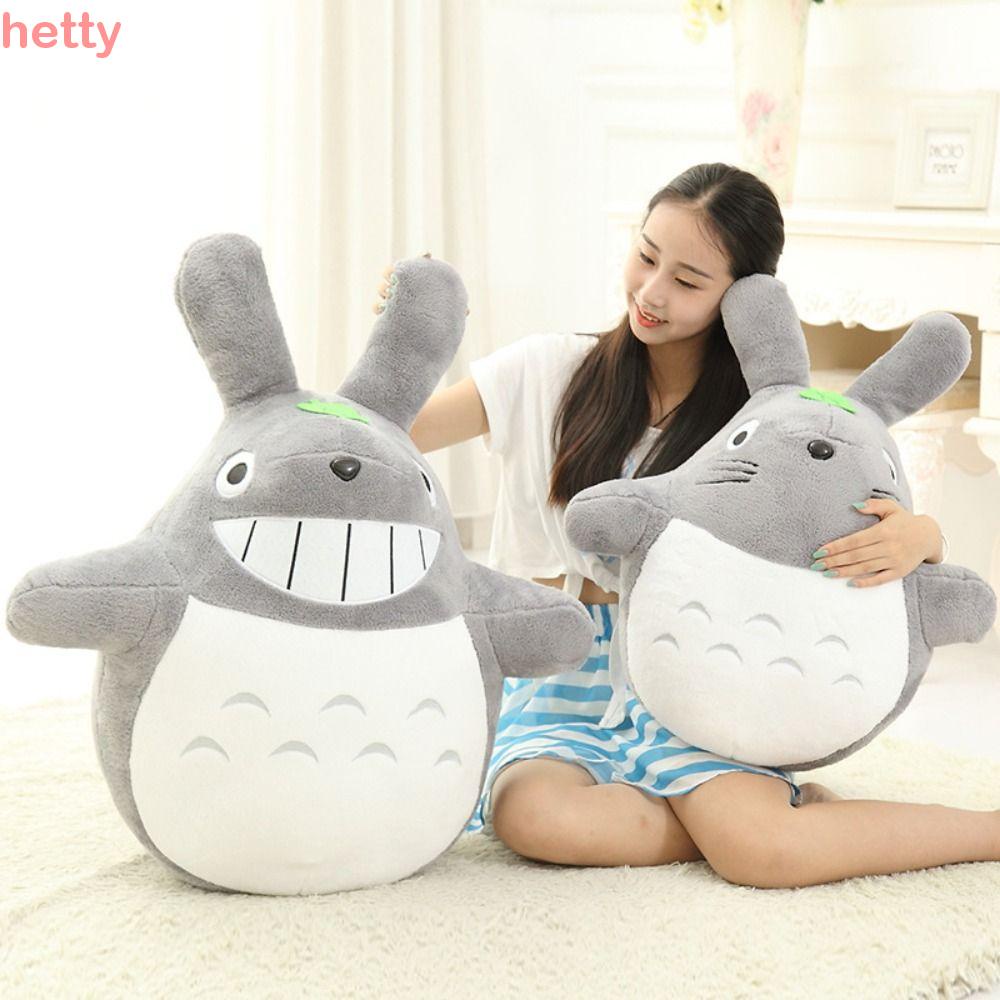 HETTY Totoro Peluche Regalo De Cumpleanos Figura Creativa Muneca Personaje De Dibujos Animados Suave Almohada Juguetes Para Ninos Grandes Acompanar Mi Vecino Gato Juguete Shopee Mexico