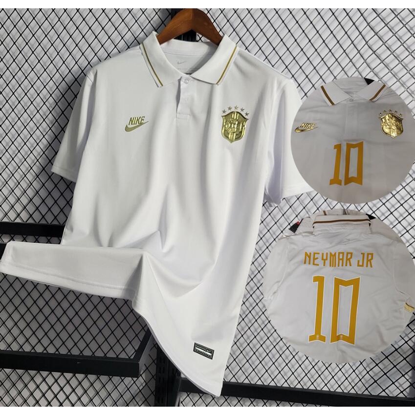 2022 Camiseta De Entrenamiento De Brasil Camisetas De Fútbol Blancas