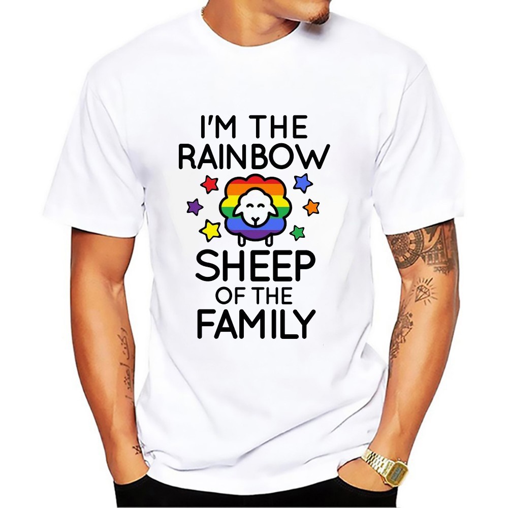 NewI Am The Rainbow Sheep Of Family Camiseta Orgullo Gay Cumpleaños LGBT  Tops Para Hombres 838802 | Shopee México