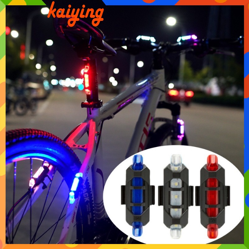  Juego de luces delanteras y traseras de bicicleta recargables  por USB, súper brillantes, 3 LED, 6000 lúmenes, faros de bicicleta,  impermeables, luces de bicicleta de ciclo nocturno, linterna de seguridad  para