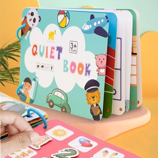 QUIET BOOK, libros de actividades para niños y niñas estilo Montessori
