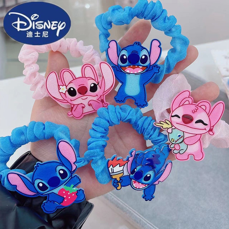1/5pcs Disney Anime Lilo Stitch Bandas Para El Cabello Kawaii Horquilla De  Dibujos Animados Banda De Goma Accesorios Niña Regalos Juguete