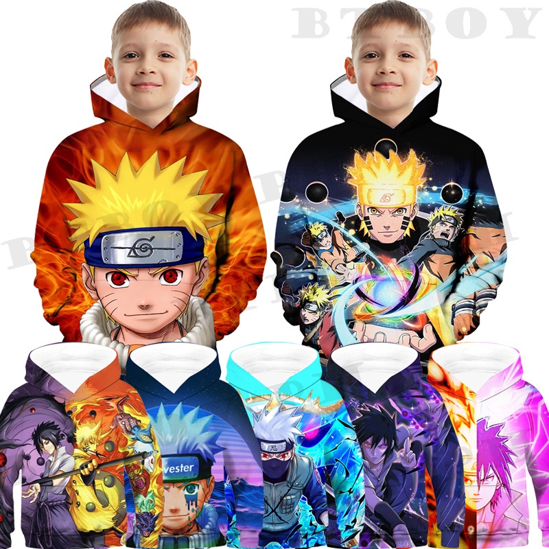 KAKASHI Naruto Impresión Sudaderas Sudadera Anime Streetwear Hip Hop  Invierno Ropa Mujer Manga Larga Tops De Gran Tamaño Unisex