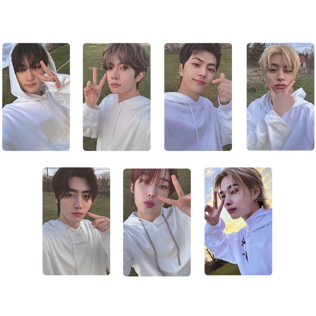 7 Unids/set EN-HYPEN Album DARK BLOOD Photocards Lomo Cards