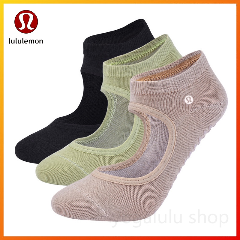 Lululemon Nuevos Calcetines Deportivos De Yoga Para Mujer Antideslizantes De Verano Finos Fitness pilates