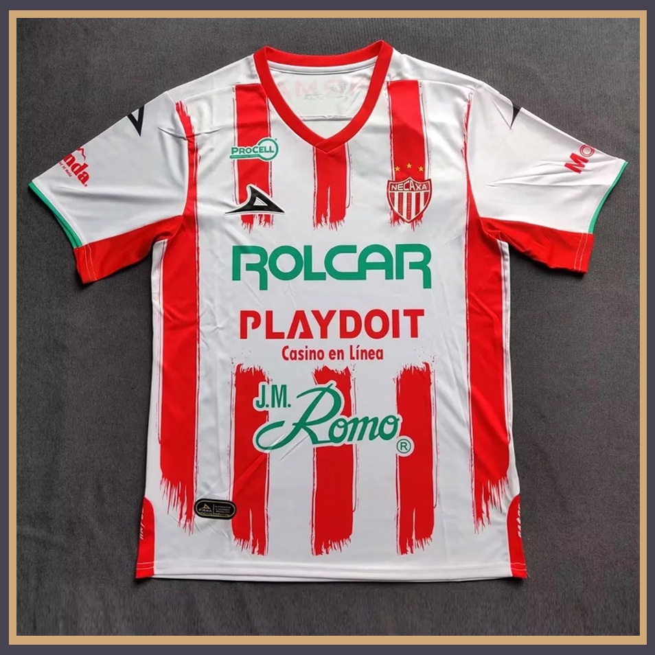 22/23 Club Necaxa Casa Camiseta De Fútbol Nombre Personalizado 2023 2024 Equipo Versión Del