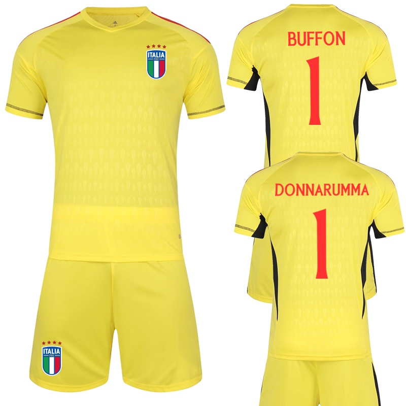 Italia portero camisa Buffon N ° 1 Donnarumma traje de portero manga ...