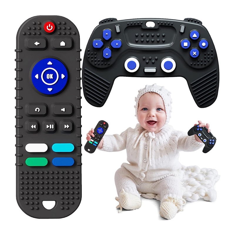 Juguetes De Silicona Para Dentición De Bebés Control Remoto