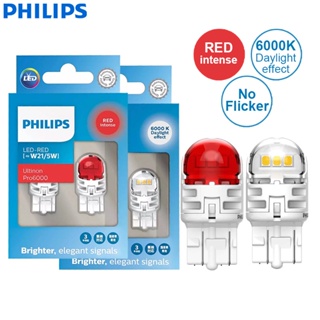2 x Bombillas de LED Philips T10 W5W Ultinon PRO6000 12V - Blanco 6000K