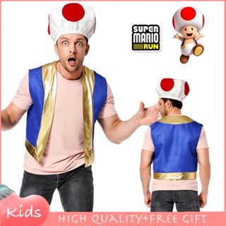 Disfraz de Super Mario Bros. Disfraz de Cosplay para hombre adulto