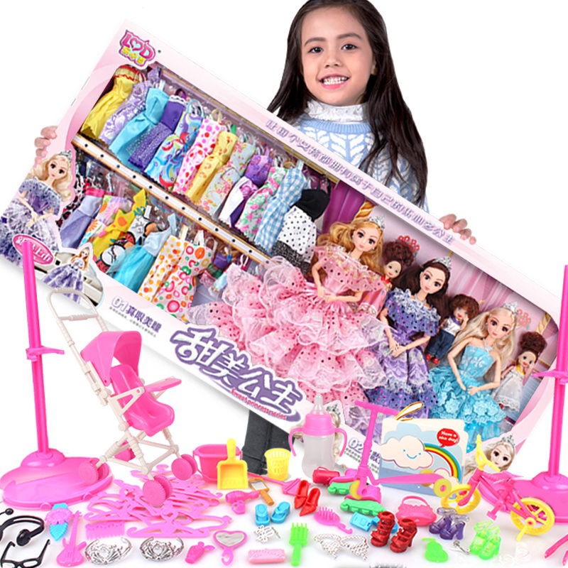 Barbie muneca conjunto 90cm caja de regalo grande princesa nina juguete ropa para cumpleanos ninas juguetes multi estilo ninos barato WEQ0 Shopee Mexico