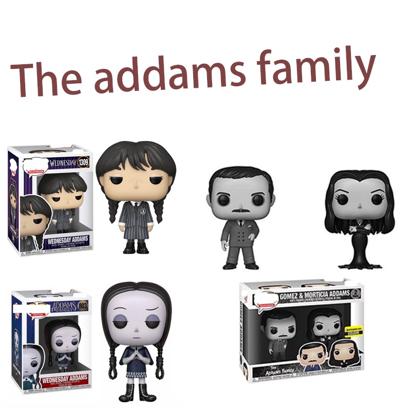 Funko Pop The Addams Familia Miércoles Gómez MORticia Figuras De Acción  Muñeca