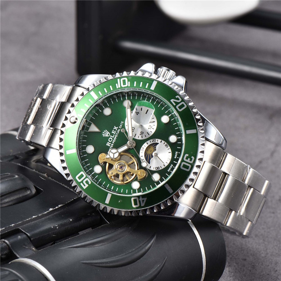 Relojes De Marca Para Hombre tourbillon De Acero Inoxidable Esfera De Moda Mec nicos Autom ticos Para Hombres