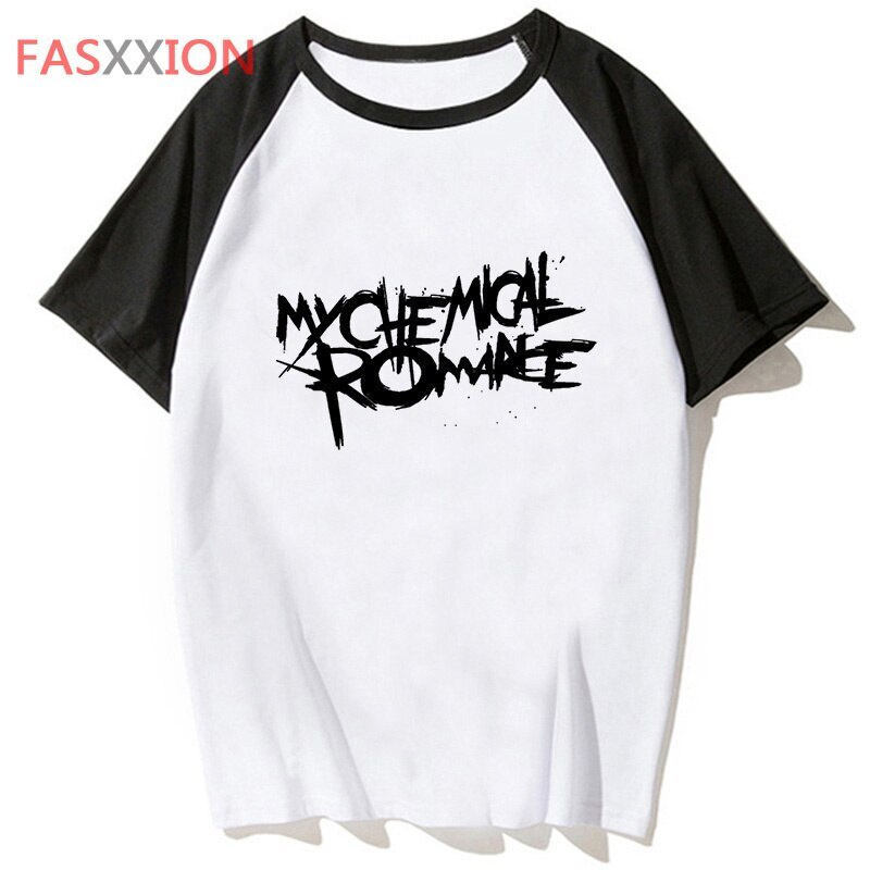 My Chemical Romance Mcr Dead Nueva Camiseta Negra De Manga Corta Desfile Punk Emo Rock Verano Camisetas Casual Crop Camiseta Ropa Compra Barata En
