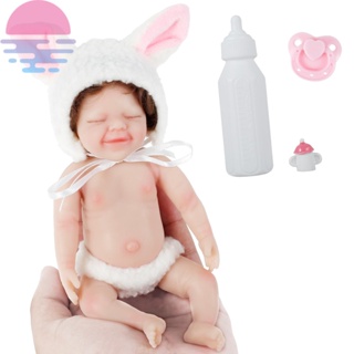 Bebé Reborn Silicona, Hecho a Mano 18 Pulgadas Bebé Reborn Silicona Lavable  Baby Doll Silicona Suave Cuerpo Completo, Que Parece Real para Niñas y