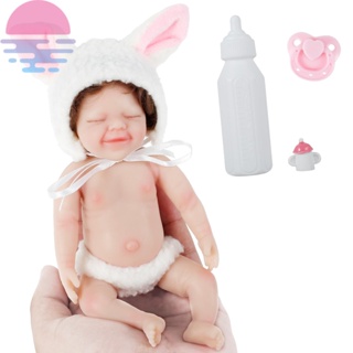 Muñecas Reborn Realista Silicona Completa 49cm Bebé Reborn Silicona  Completa Realista Durmiendo Suave Cuddly Piel 3D con Venas Visibles Muñeca  Hecha a Mano,Girl : : Juguetes y juegos