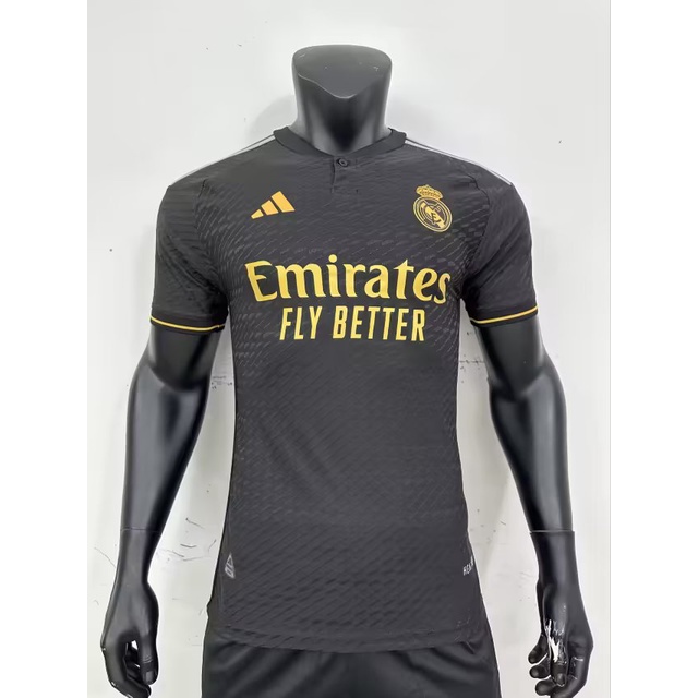 Pregunta Del Jugador 2324 Nuevo Real Madrid Negro Camiseta De Alta Calidad De F tbol Superior De Manga Corta