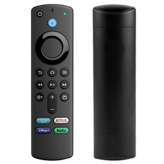  Firestick - Funda para mando a distancia compatible con 3ª  generación, paquete de 2, Fire TV Stick 2021 4K Alexa Voice Remote Control  que brilla en la oscuridad, antideslizante, funda protectora