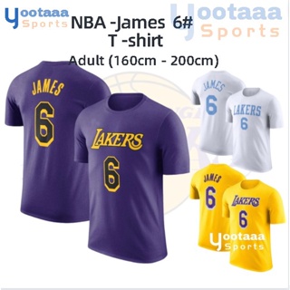 NEW Lebron James Los Angeles Lakers #6 Player Shirt Adult 3XL Purple