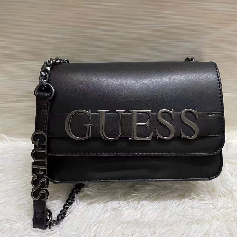 bolsas Bolsos De Correa De PU Para Mujer Guess Solapa Top Bolso De