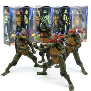 Figura de acción de Tortugas Ninjas mutantes adolescentes, modelo de  colección de PVC Don, juguetes móviles Leonardo, Raphael, TMNT 2012