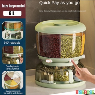 Dispensador de alimentos de cocina giratorio  Dispensador de  almacenamiento de alimentos giratorio-Arroz de 360 °-Aliexpress