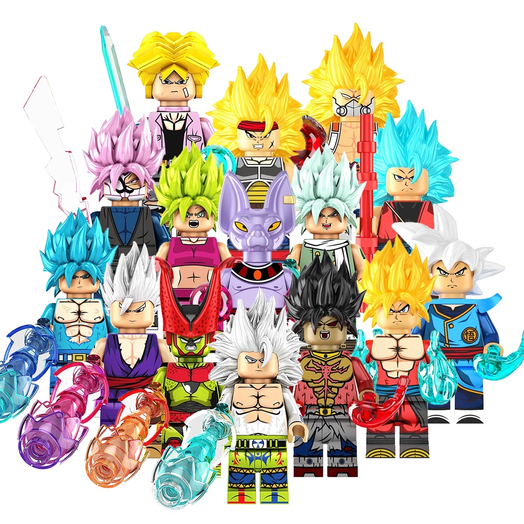 Dragon Ball Action Figures Son Goku Vegeta Cell Gohan Trunks Kefla