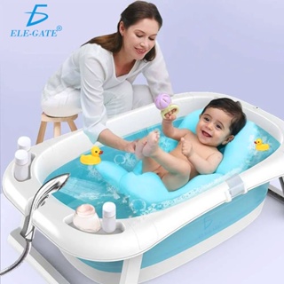 Alfombrilla de baño para bebé, esponja de baño, suave, alfombrilla de  esponja plegable para bebé, cojín para recién nacido, bañera para pequeños
