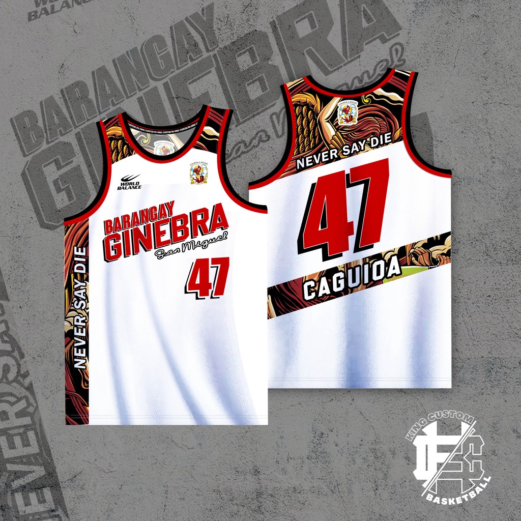 BRGY GINEBRA Baloncesto JERSEY Terno Para Hombres Deportes Y Exteriores ...