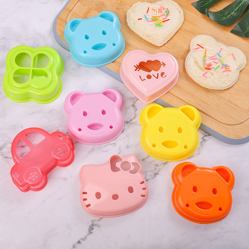 Cortador De Sándwiches Mini Oso De Dibujos Animados Ardilla Pan
