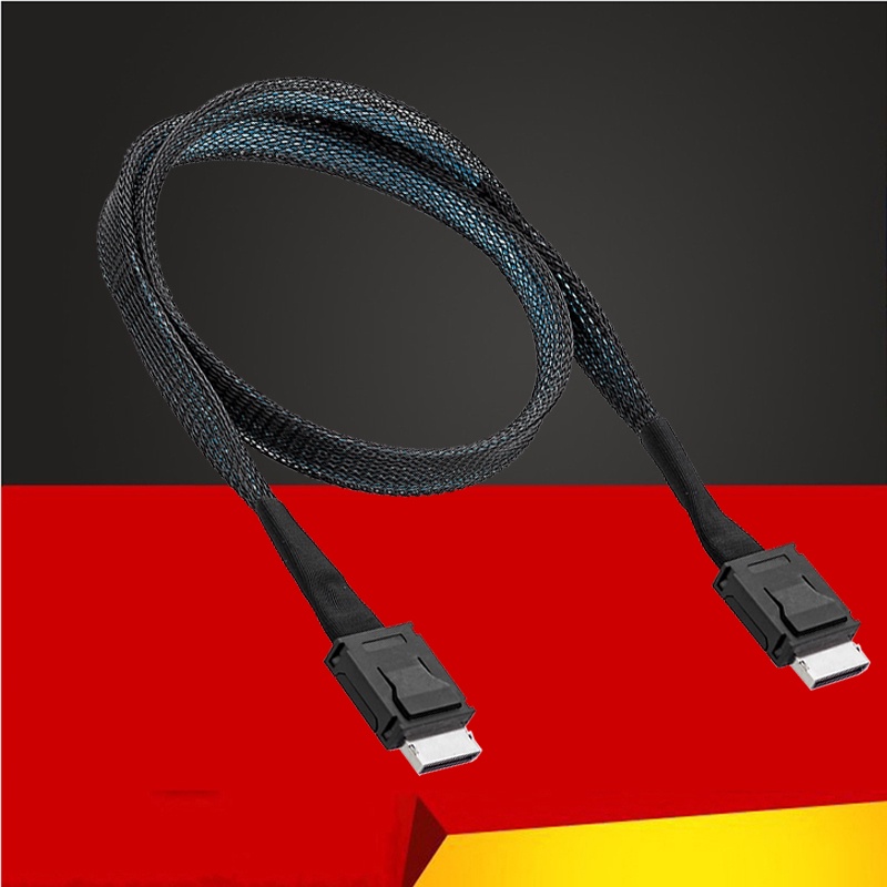 Cable Mini SAS Oculink SFF-8611 X4 A De 50 Cm , Alta Velocidad PCI-E4.0 ...