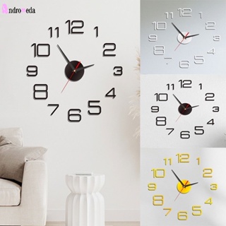 Reloj pared reloj moderno reloj de pared espejo reloj regalo niños  habitación pared decoración relojes DIY -  México