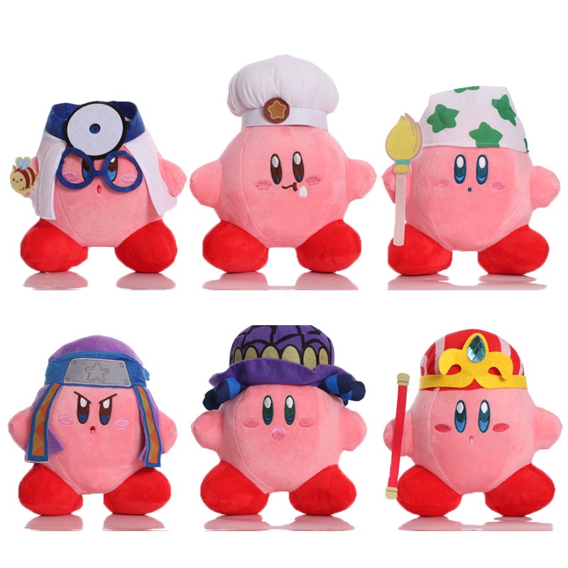 Kirby Aventuras todas las estrellas Kirby felpa, 20 cm/8 pulgadas Kirby  peluche colección juguete