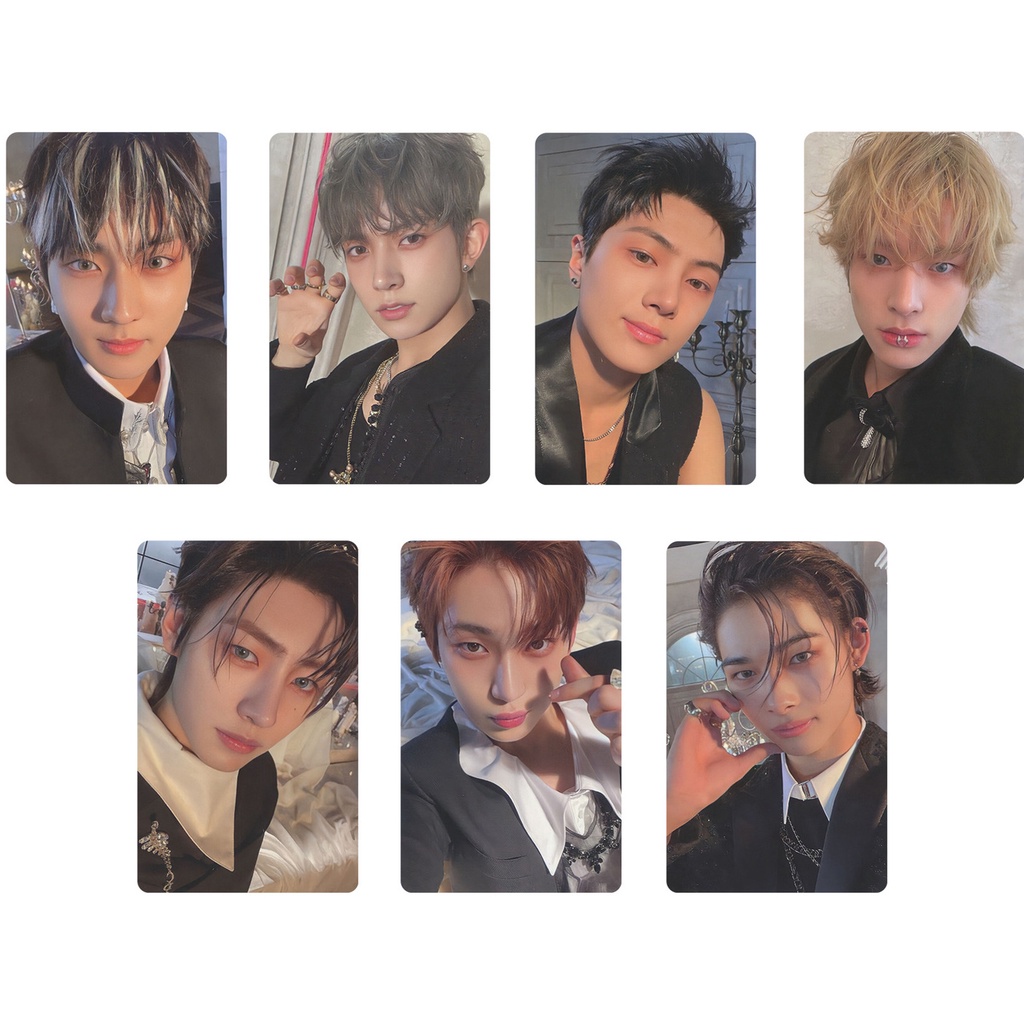 7 Unids/set EN-HYPEN Album DARK BLOOD Photocards Lomo Cards