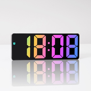Reloj de pared digital con calendario delgado con pantalla grande HD TN de  8.8 pulgadas, pantalla digital de temperatura y humedad, calendario