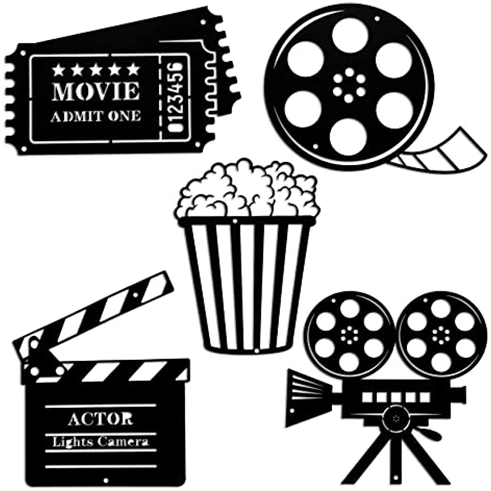 boleto de cine clipart blanco y negro