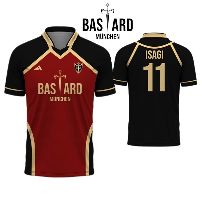 Jersey Anime Blue Lock Isagi Yoichi Bastard Munchen Team Football Ropa