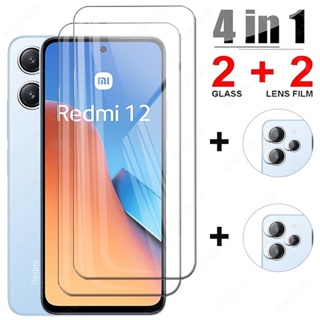 Funda compatible con Xiaomi Redmi 9C/Redmi 10A/Redmi 9 Activ con protector  de pantalla de vidrio templado, cuerpo completo, a prueba de golpes