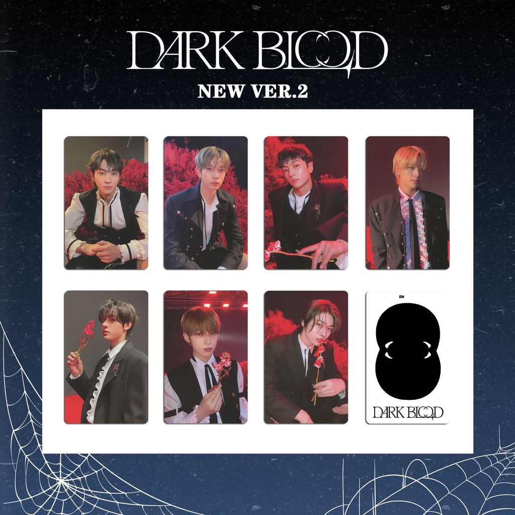 ENHYPEN DARKBLOOD shopee トレカ トレカ セット 7枚 ENHYPEN - ENHYPEN Dark blood CD アルバム トレカ 特典の通販
